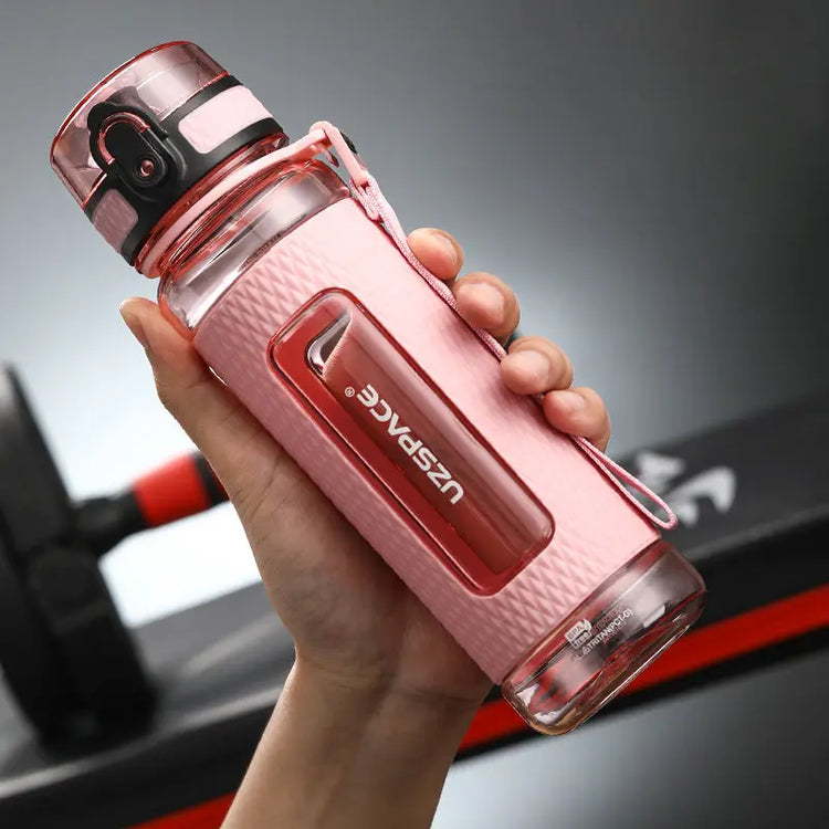 💧 2L Large Capacity Sports Water Bottle with Straw – Time Marker, Leak-Proof, Portable Hydration Jug