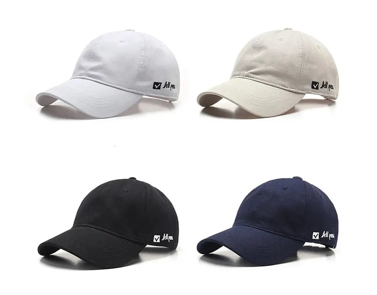 Soft Hat with Embroidered Letters on the Side