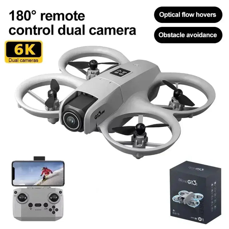 NEW GT3 GPS 8K Drone – Dual Camera, 5G WiFi, Obstacle Avoidance, Foldable Quadcopter