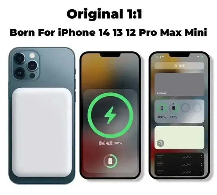 Xiaomi Magnetic Wireless Power Bank – Portable Fast Charging Battery Pack for iPhone, Samsung, Huawei