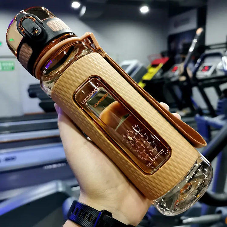 💧 2L Large Capacity Sports Water Bottle with Straw – Time Marker, Leak-Proof, Portable Hydration Jug