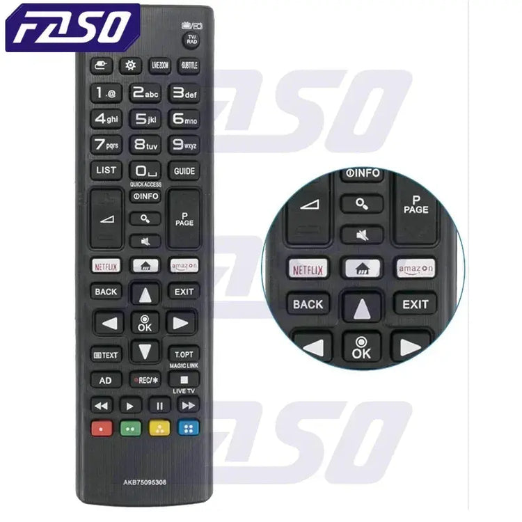 High-Quality ABS Remote Control AKB75095308 for LG Smart TV