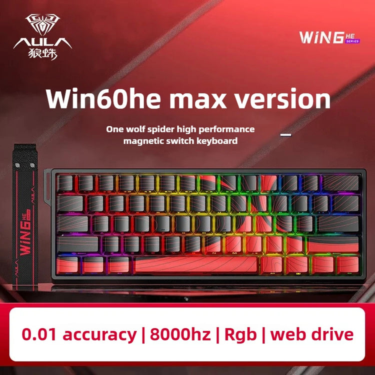 Aula Win60He Magnetic Switch Keyboard Wired