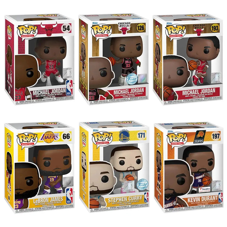 NBA Pop Vinyl Action Figures – Michael Jordan & LeBron James Limited Edition Collectibles