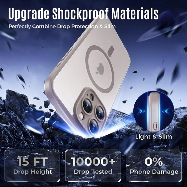 Case for iPhone 16 / 16 Plus / 16 Pro / 16 Pro Max – Shockproof Magnetic MagSafe Back Cover