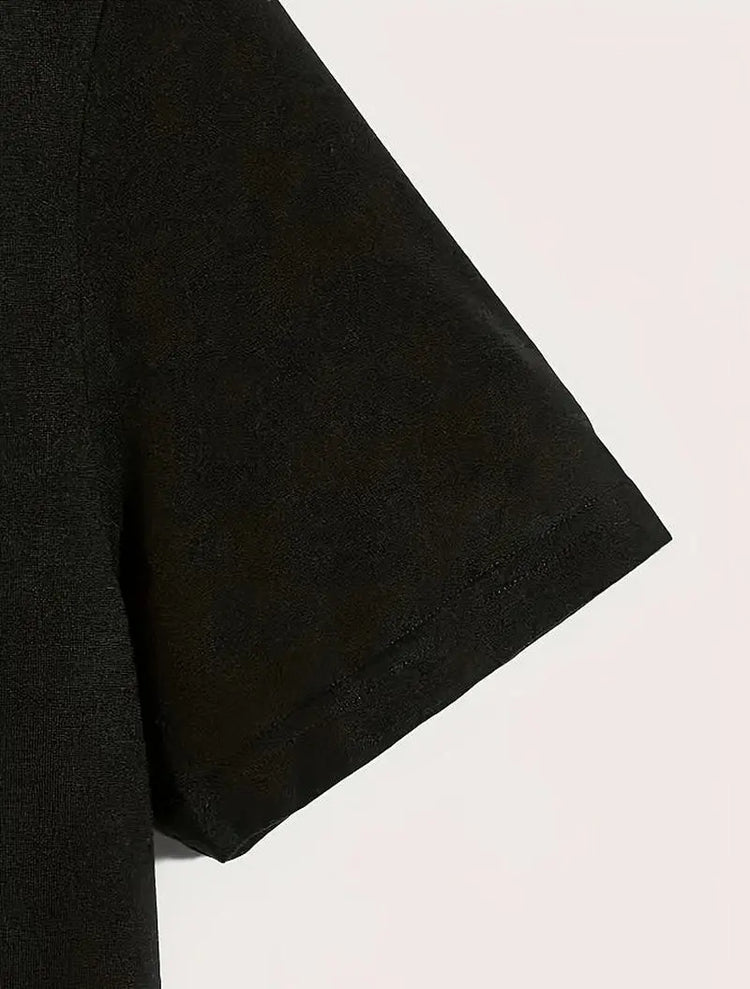 Black Shirt with "BRUH" imprinted on the front