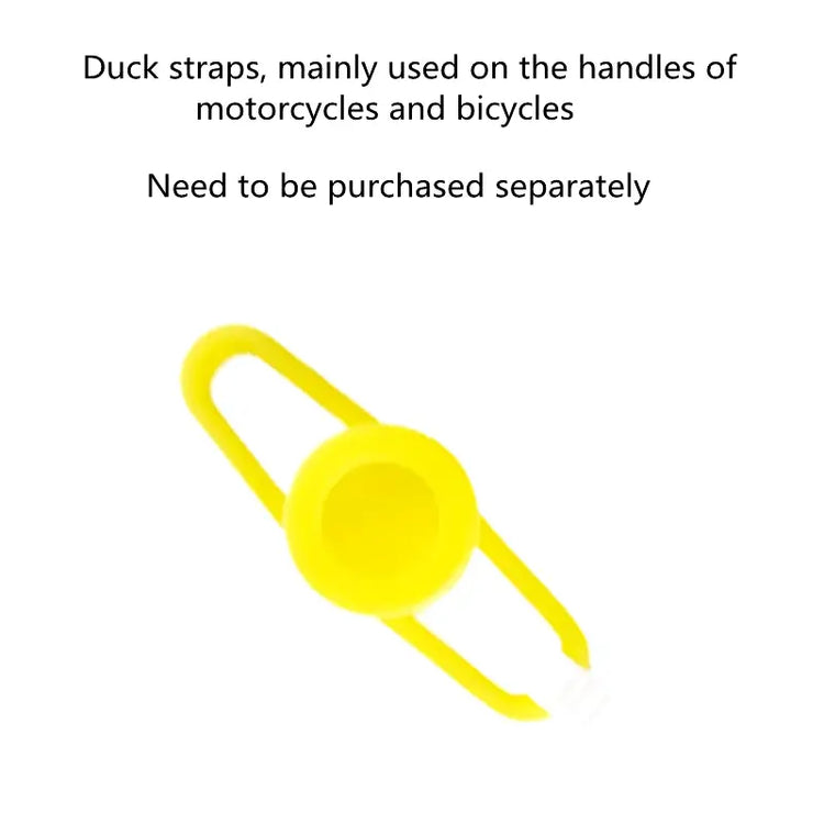 Car Duck With Helmet Broken Wind Pendant Small Yellow Duck”