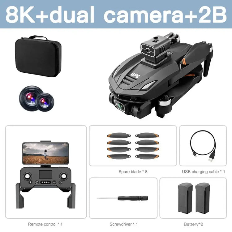 Xiaomi V168 8K 5G GPS Drone – Obstacle Avoidance & Aerial Photography Quadcopter