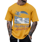 Welcome to the Gulf of America T Shirt Men T-Shirt Clothes Short Sleeve Tshirts Beach Tee Tops Male Clothes 2025 Summer
