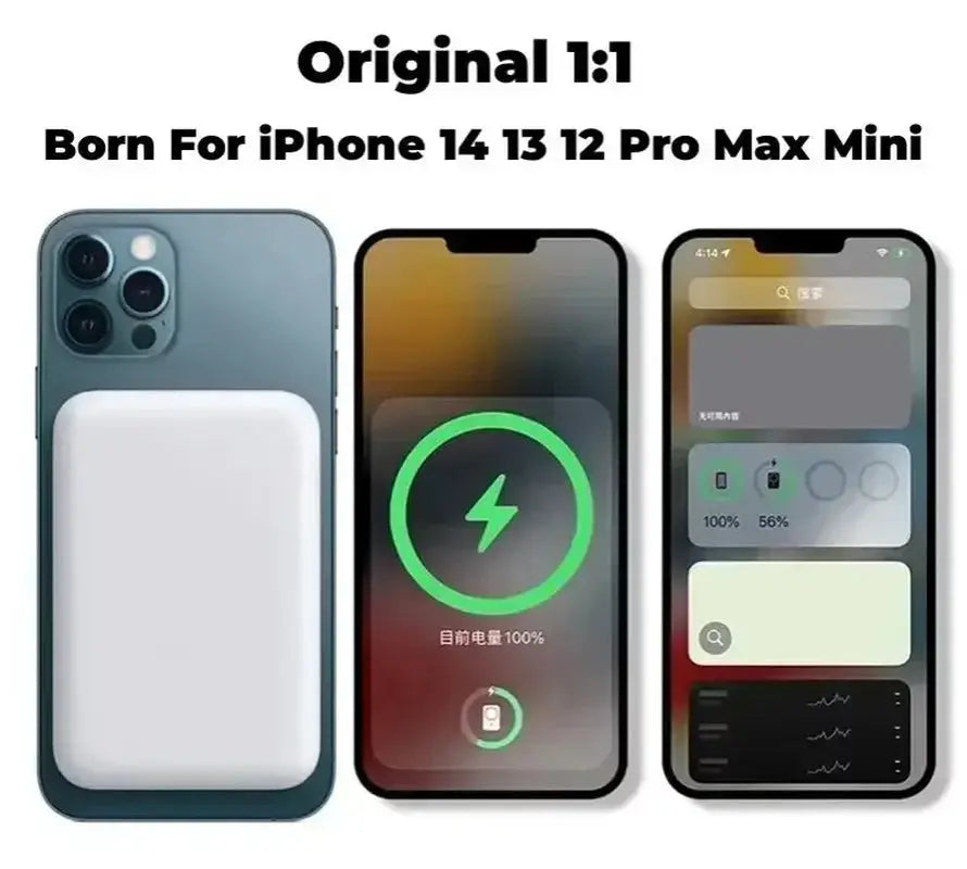 Xiaomi Magnetic Wireless Power Bank – Portable Fast Charging Battery Pack for iPhone, Samsung, Huawei