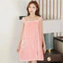 Wearable Coral Fleece Bath Towels - Soft, Absorbent, and Thickened Towel Dress and Camisole