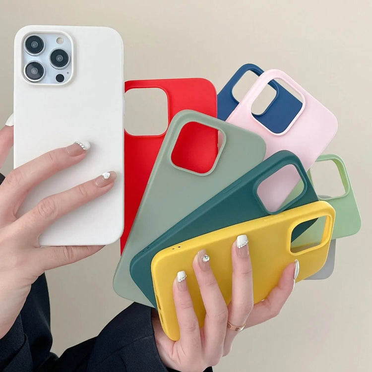 Case for Iphone 11 12 13 14 15 16 Pro Max XS XR Colour Shockproof Silicone Cover