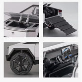 Tesla Cybertruck Pickup with Motorcycle 