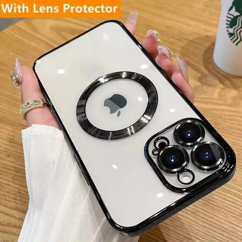  Case for Apple iPhone 16 / 16 Pro / 16 Pro Max – Magnetic Shockproof Soft TPU Cover