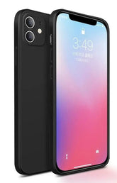 Shockproof Silicone Case for iPhone 16 / 15 / 14 Pro Max / Plus / 13 / 12 / 11 / XR / 8 / 7 – Soft Protective Back Cover