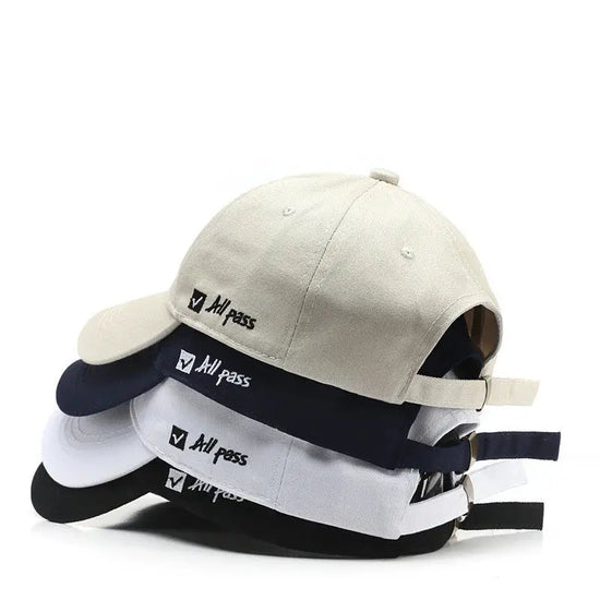 Soft Hat with Embroidered Letters on the Side