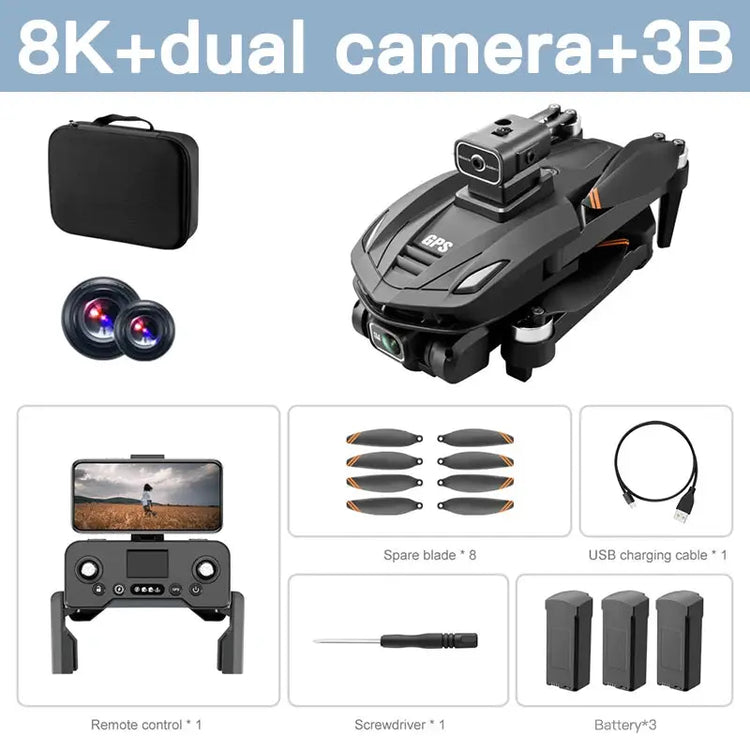 Xiaomi V168 8K 5G GPS Drone – Obstacle Avoidance & Aerial Photography Quadcopter