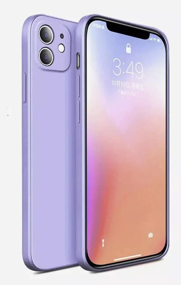 Shockproof Silicone Case for iPhone 16 / 15 / 14 Pro Max / Plus / 13 / 12 / 11 / XR / 8 / 7 – Soft Protective Back Cover