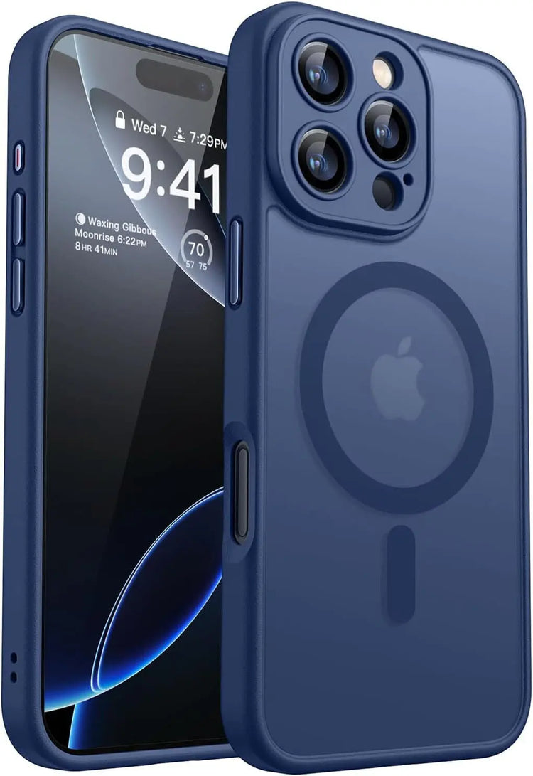  Case for iPhone 16 / 16 Plus / 16 Pro / 16 Pro Max – Shockproof Magnetic MagSafe Back Cover