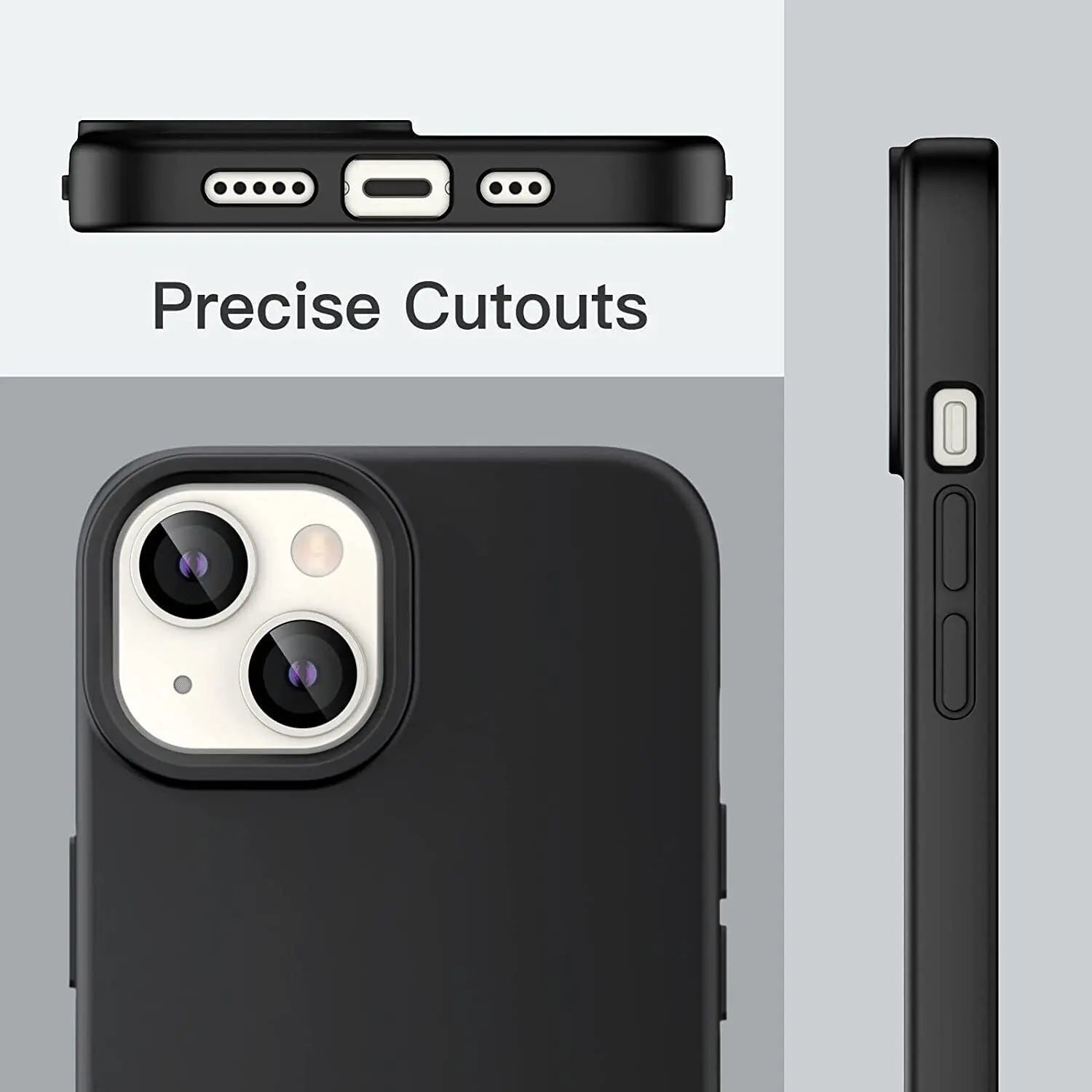 Case for Iphone 11 12 13 14 15 16 Pro Max XS XR Colour Shockproof Silicone Cover