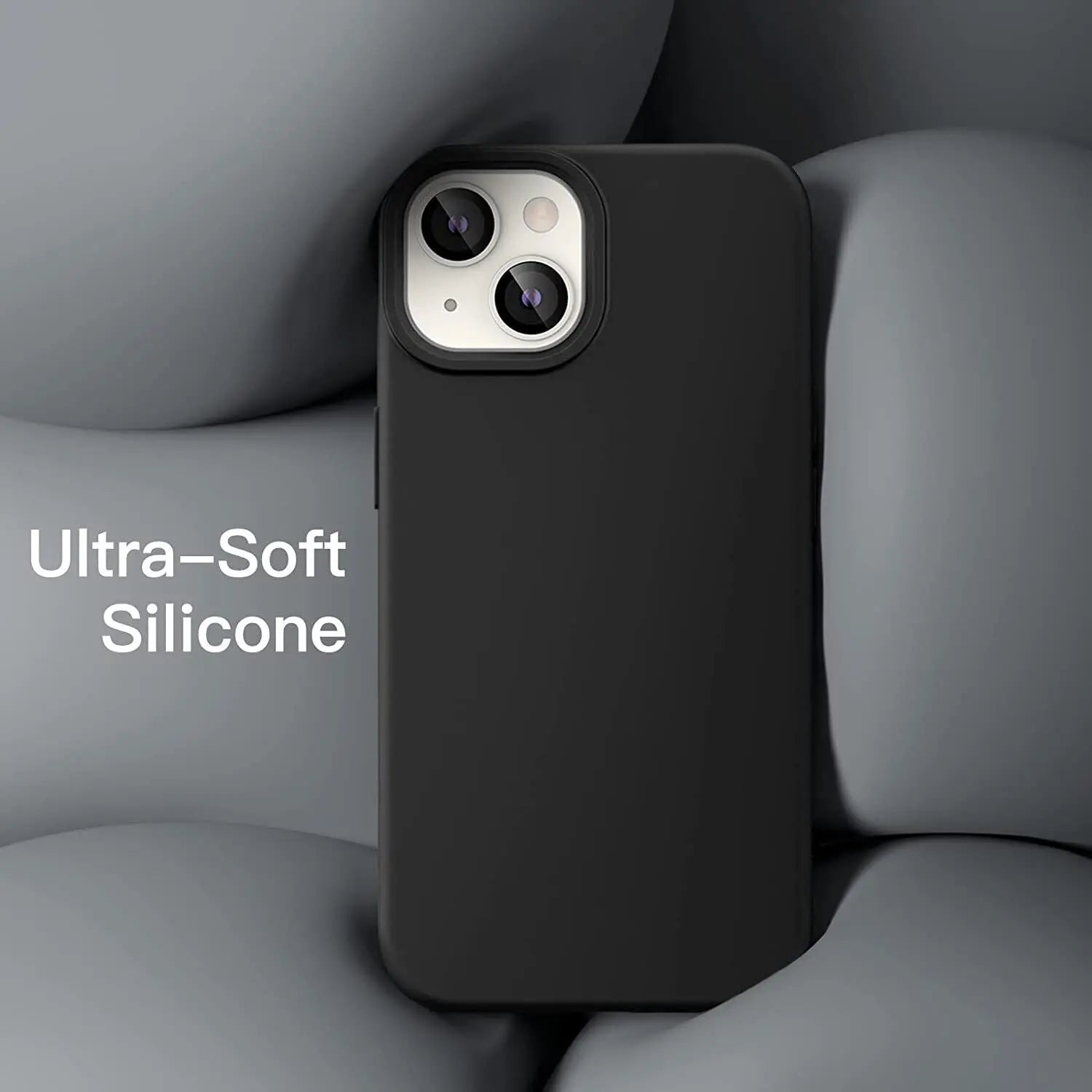 Case for Iphone 11 12 13 14 15 16 Pro Max XS XR Colour Shockproof Silicone Cover