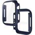 Apple Watch Tempered Glass + Bumper Case – Full Coverage Screen Protector for Series 9/8/7/SE/6/5/4 (45/44/41/40mm)