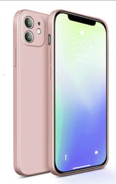 Shockproof Silicone Case for iPhone 16 / 15 / 14 Pro Max / Plus / 13 / 12 / 11 / XR / 8 / 7 – Soft Protective Back Cover