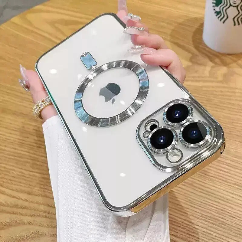  Case for Apple iPhone 16 / 16 Pro / 16 Pro Max – Magnetic Shockproof Soft TPU Cover