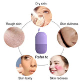 Reusable Ice Roller for Face – Puffy Eyes & Pore Tightening Beauty Massage Tool, Skin Cooling Roller for Facial Care