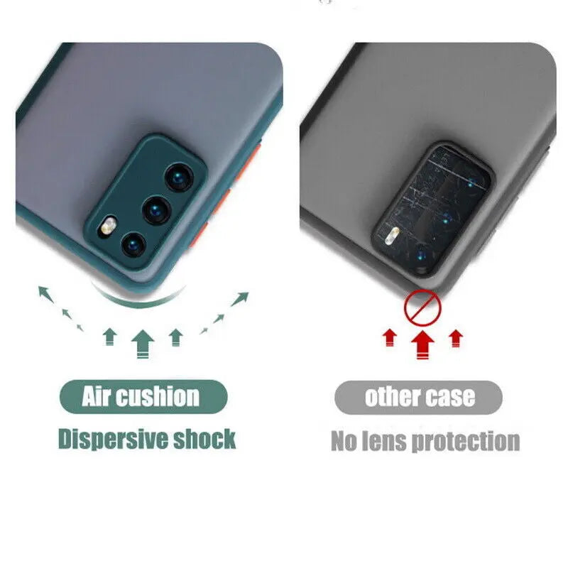 Armor Hard Phone Case for Samsung S25 / S24 / S23 / S22 Ultra / A14 / A34 / A54 – Rugged Shockproof Back Cover