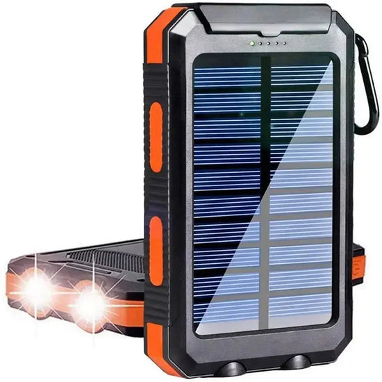 50,000 mAh Solar Power Bank - Compatible with Xiaomi, iPhone, Samsung