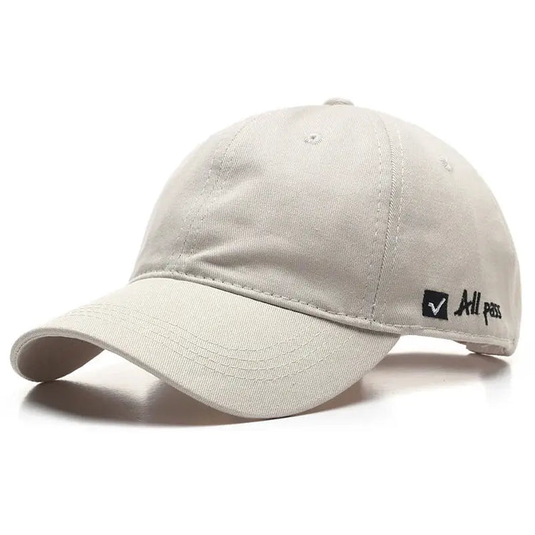 Soft Hat with Embroidered Letters on the Side