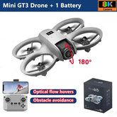 NEW GT3 GPS 8K Drone – Dual Camera, 5G WiFi, Obstacle Avoidance, Foldable Quadcopter