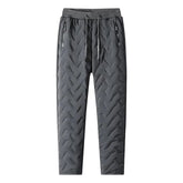 Winter Mens Fleece Lined Sweatpants Warm Thickened Oversized Ski Snow Pants Outdoor Water Proof Joggers Streetwear Men Trousers