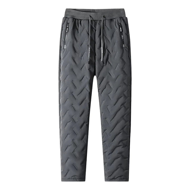 Winter Mens Fleece Lined Sweatpants Warm Thickened Oversized Ski Snow Pants Outdoor Water Proof Joggers Streetwear Men Trousers