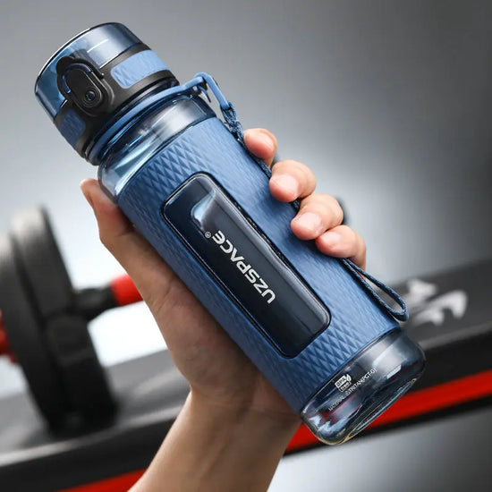 💧 2L Large Capacity Sports Water Bottle with Straw – Time Marker, Leak-Proof, Portable Hydration Jug