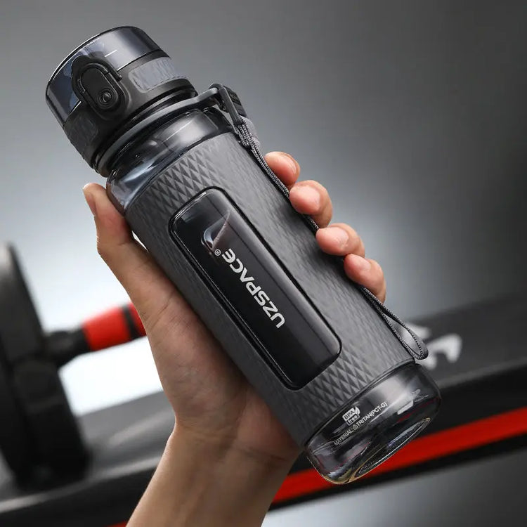 💧 2L Large Capacity Sports Water Bottle with Straw – Time Marker, Leak-Proof, Portable Hydration Jug