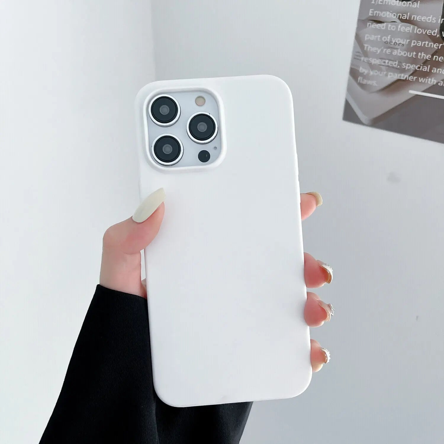 Case for Iphone 11 12 13 14 15 16 Pro Max XS XR Colour Shockproof Silicone Cover