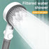 High-Quality 8-Mode Shower Head with Water Filter – Adjustable High-Pressure, One-Key Stop, Portable Bathroom Accessory