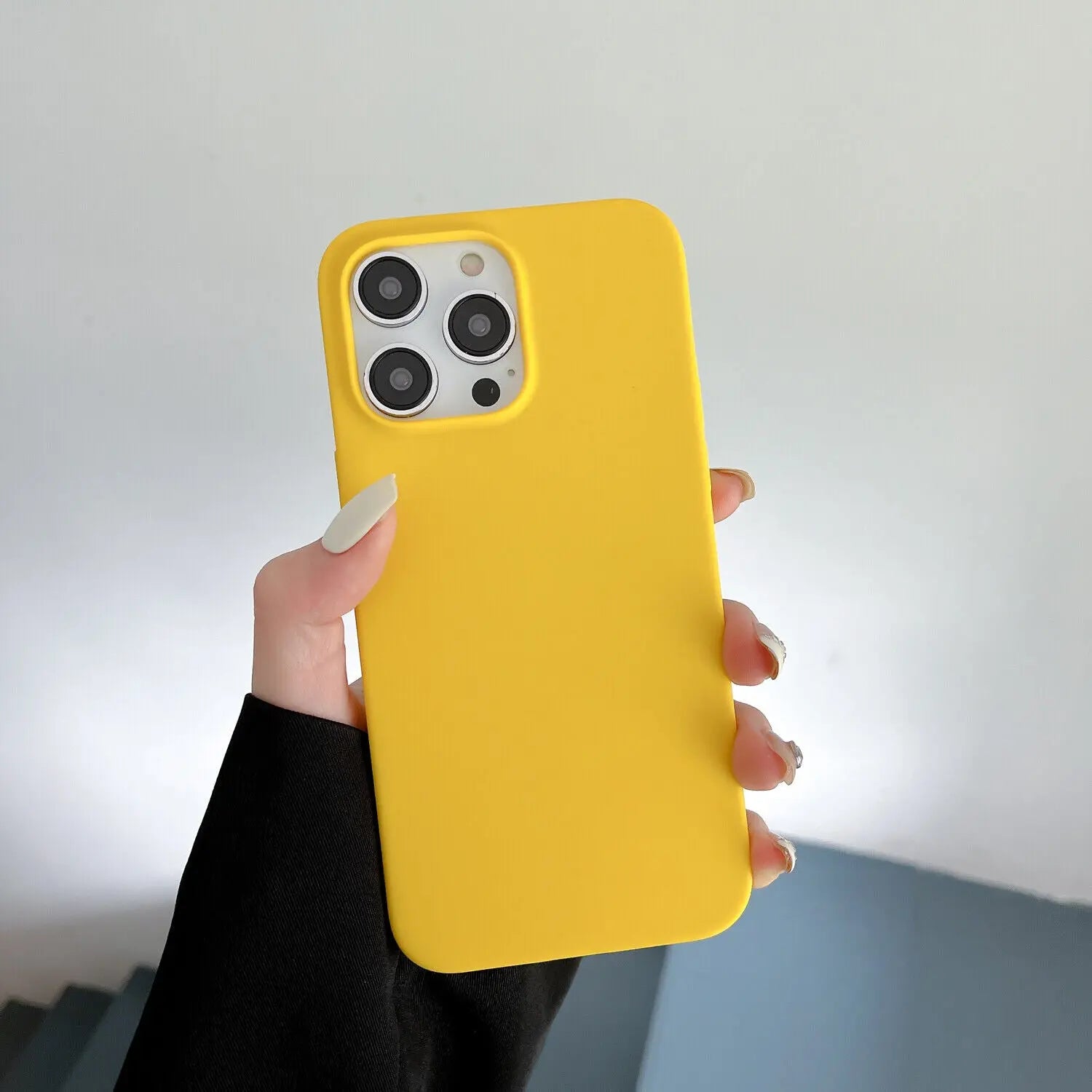 Case for Iphone 11 12 13 14 15 16 Pro Max XS XR Colour Shockproof Silicone Cover