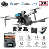 Professional 8K GPS Drone – 3-Axis Gimbal, EIS, 360° Obstacle Avoidance Quadcopter