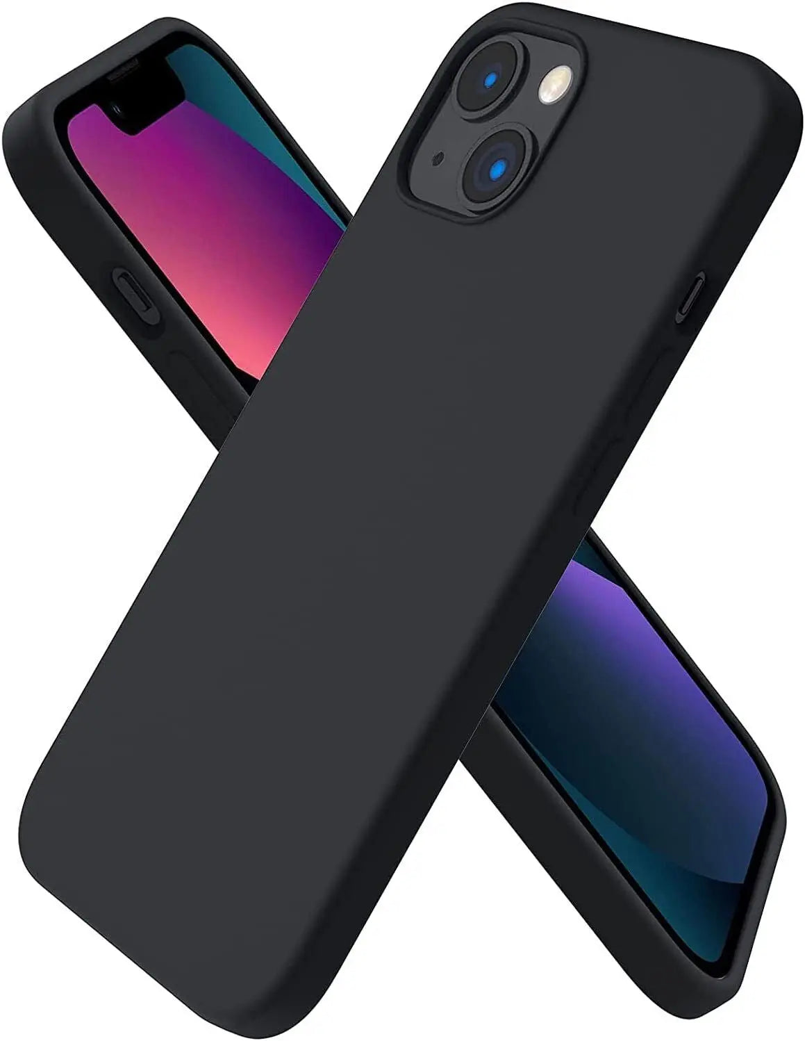 Case for Iphone 11 12 13 14 15 16 Pro Max XS XR Colour Shockproof Silicone Cover