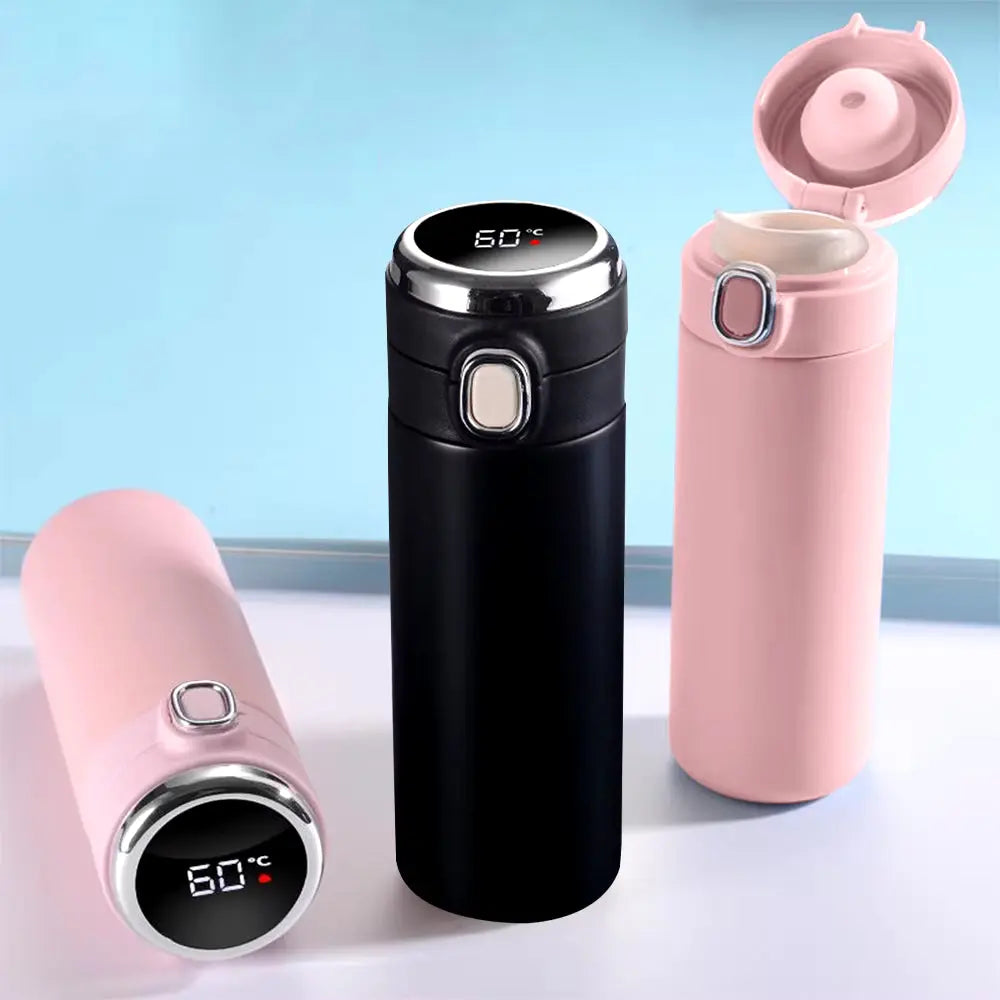  420ML Smart LED Temperature Display Thermos – Vacuum Insulated Stainless Steel Travel Mug