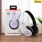 Stereo P47 Headset 5.0 Bluetooth Headset Folding Series Wireless Sports Game Headset for Iphone Xiaomi