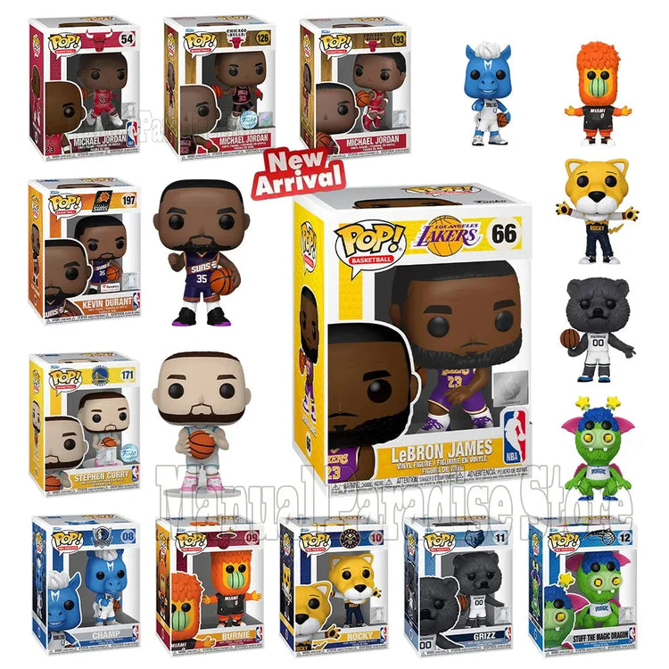 NBA Pop Vinyl Action Figures – Michael Jordan & LeBron James Limited Edition Collectibles
