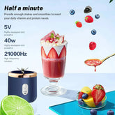 Portable USB Electric Juicer Cup – 6-Blade Mini Blender