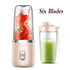 Portable USB Electric Juicer Cup – 6-Blade Mini Blender