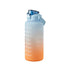💧 2L Large Capacity Sports Water Bottle with Straw – Time Marker, Leak-Proof, Portable Hydration Jug Stay fully hydrated from sunrise to sunset with this ultra-convenient 2L water bottle – perfect for fitness, travel, and daily hydration goals!