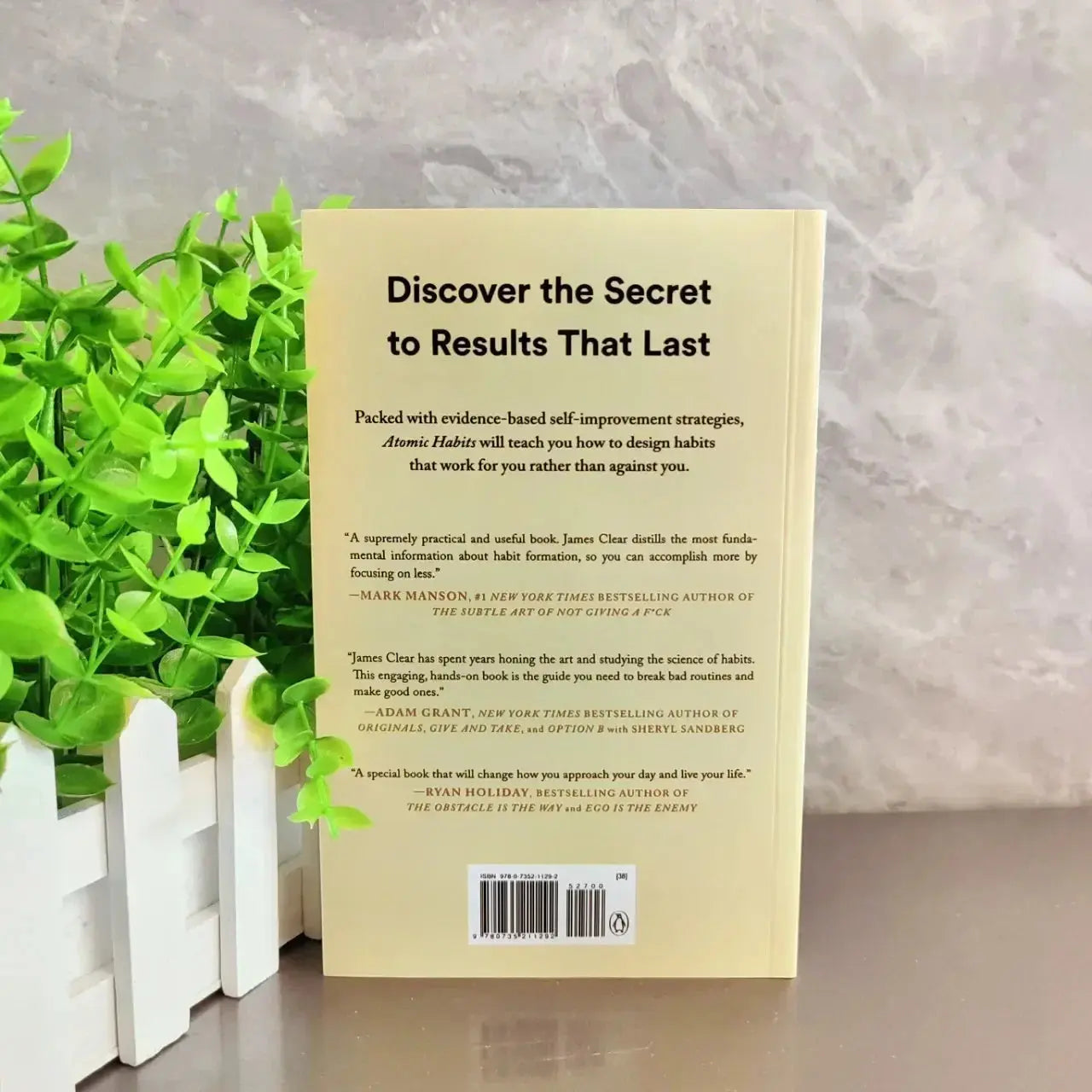 Atomic Habits: An Easy & Proven Way to Build Good Habits & Break Bad Ones” by James Clear.