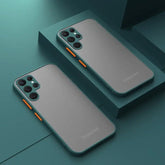 Armor Hard Phone Case for Samsung S25 / S24 / S23 / S22 Ultra / A14 / A34 / A54 – Rugged Shockproof Back Cover
